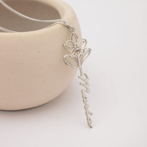 Collar bloomie en plata 950 para dama