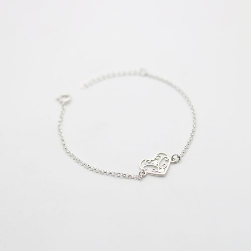 Pulsera corazón mandala 1